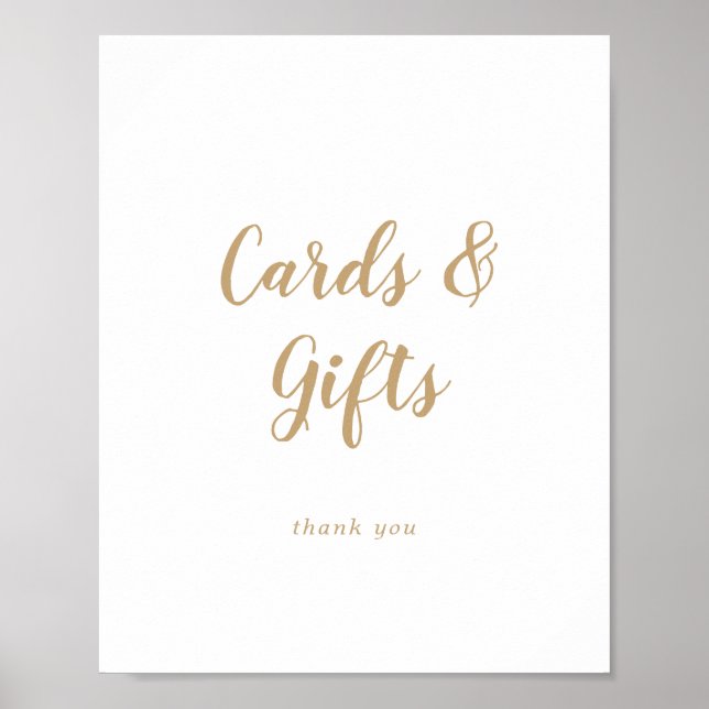 Affiche Calligraphie simple|Cartes de mariage et cadeaux d (Devant)
