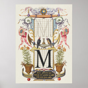 Affiche Calligraphie vintage