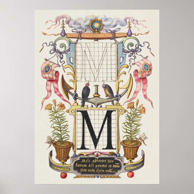 Affiche Calligraphie vintage (Devant)