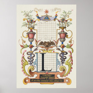 Affiche Calligraphie vintage