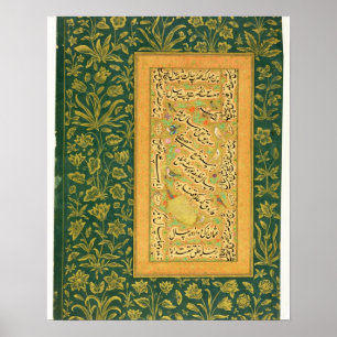 Affiche Calligraphy by Mir Ali of Herat