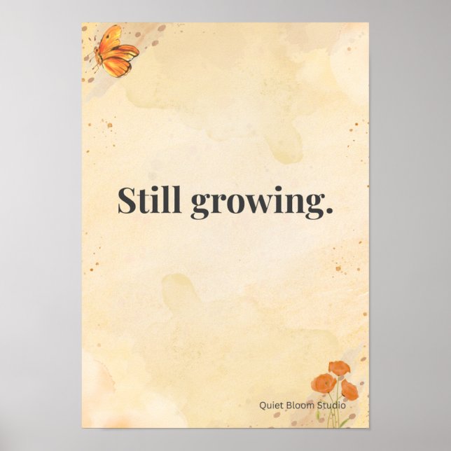 Affiche Calm Student Wall Art (Devant)