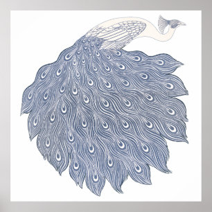 Affiche Calon abstrait vintage