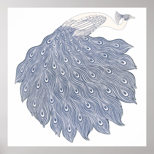 Affiche Calon abstrait vintage (Devant)