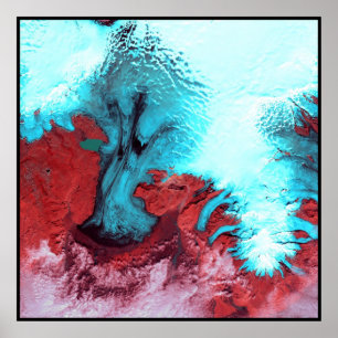 Affiche Calotte glaciaire de glacier de Vatnajokull