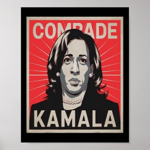 Affiche Camarade Kamala Shirt Drôle Porte Perle Politique
