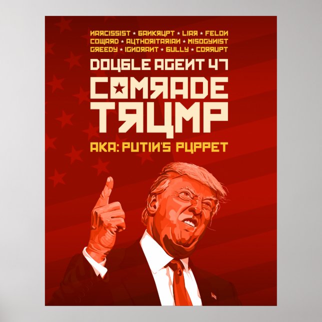 Affiche Camarade Trump : le double agent (la marionnette d (Devant)