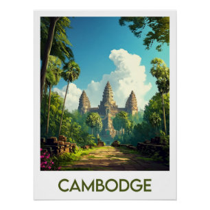 Affiche Cambodge
