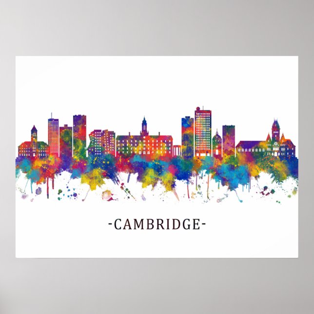 Affiche Cambridge Skyline (Devant)