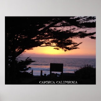 AFFICHE CAMBRIE, CALIFORNIE
