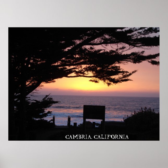 AFFICHE CAMBRIE, CALIFORNIE (Devant)