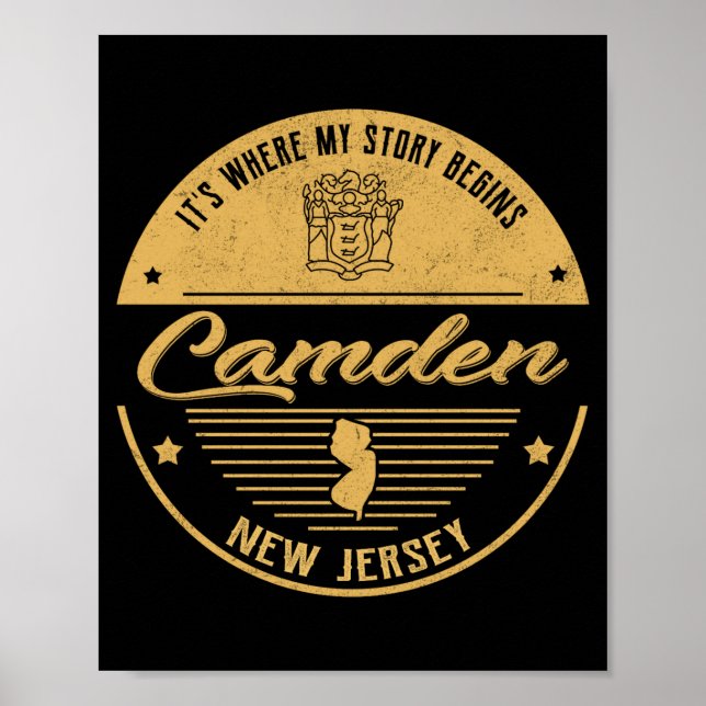 Affiche Camden New Jersey Its Where My Story Begins _1  (Devant)