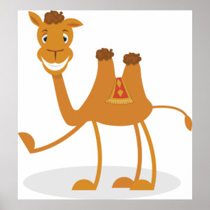 Affiche Camel amusant