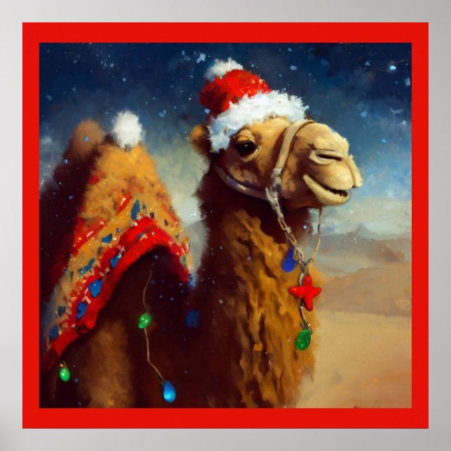 Affiche Camel de Noël 3 (Devant)