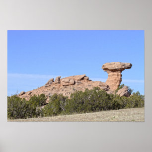 Affiche Camel Rock, Nouveau-Mexique