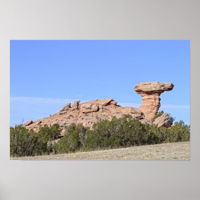 Affiche Camel Rock, Nouveau-Mexique (Devant)
