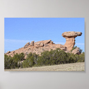Affiche Camel Rock, Nouveau-Mexique