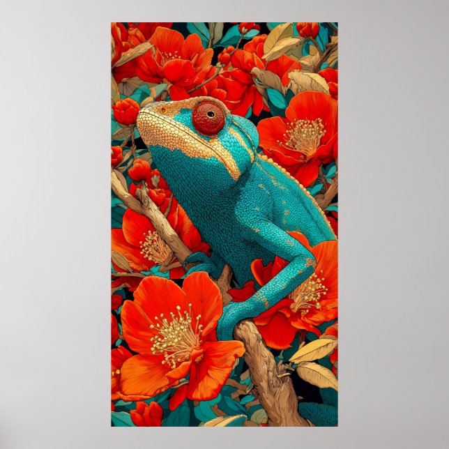 Affiche Caméléon en Technicolor (Devant)