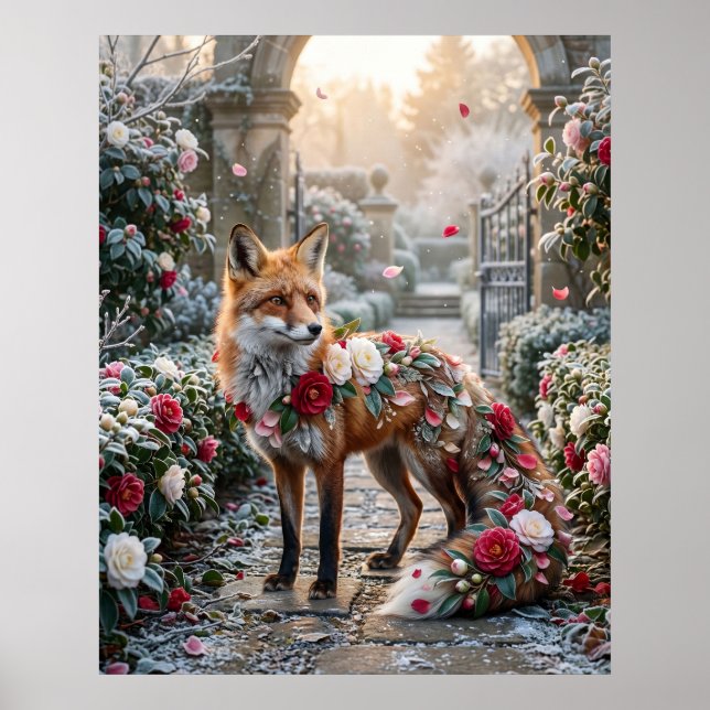 Affiche Camellia Fox Garden Grace (Devant)