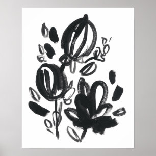 Affiche Cameo Bloom - Noir et Blanc
