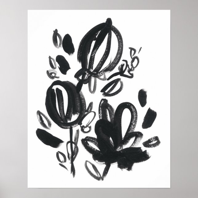 Affiche Cameo Bloom - Noir et Blanc (Devant)