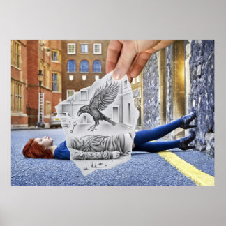 Affiche Caméra Crayon Vs - Crow