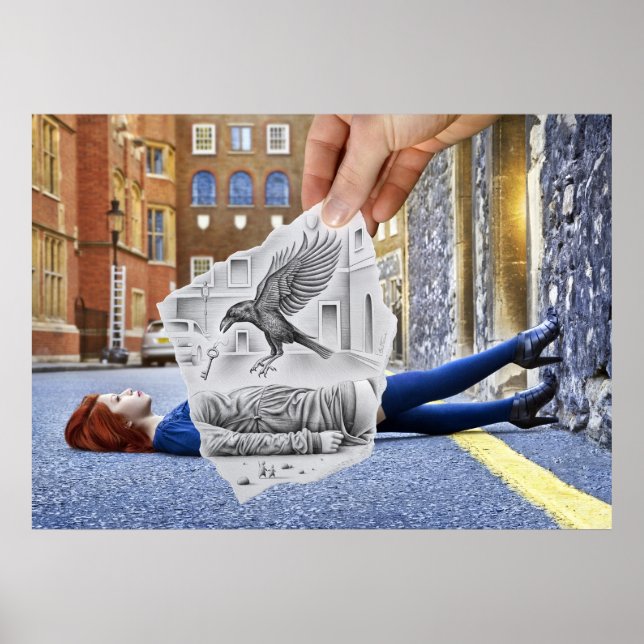 Affiche Caméra Crayon Vs - Crow (Devant)