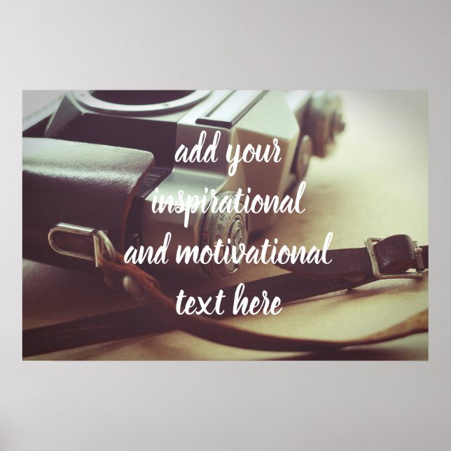 Affiche Caméra rétro (Devant)