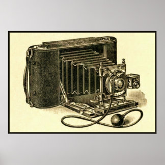 Affiche Caméra vintage