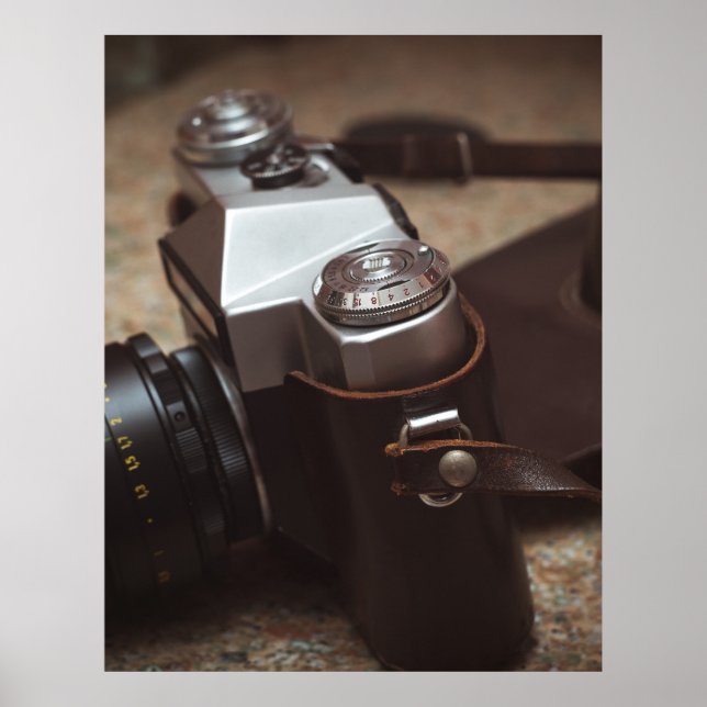 Affiche caméra vintage (Devant)