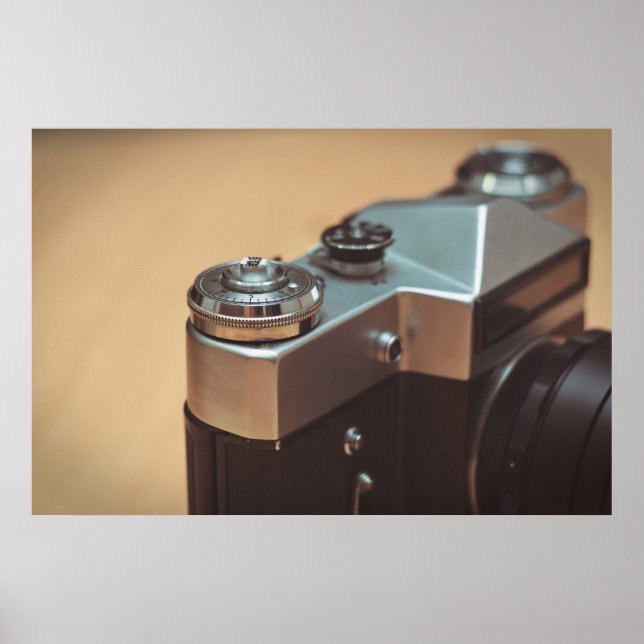 Affiche caméra vintage (Devant)