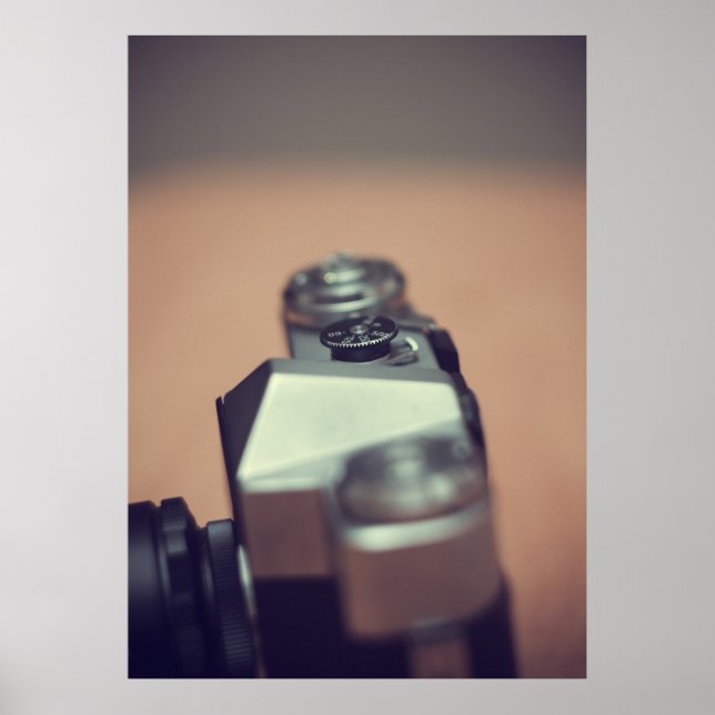 Affiche caméra vintage (Devant)