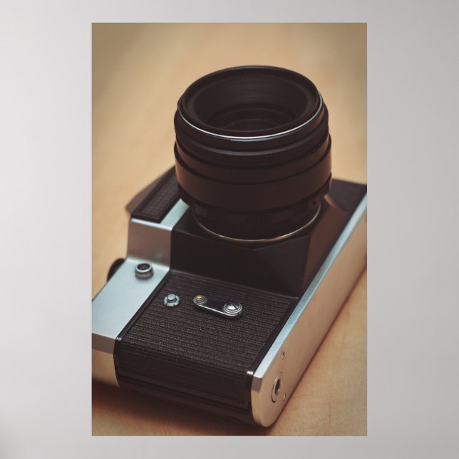 Affiche caméra vintage (Devant)