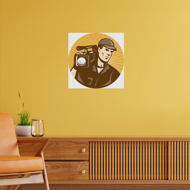 Affiche Cameraman (Créateur téléchargé)