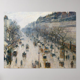 Affiche Camille Pissarro - Boulevard Montmartre