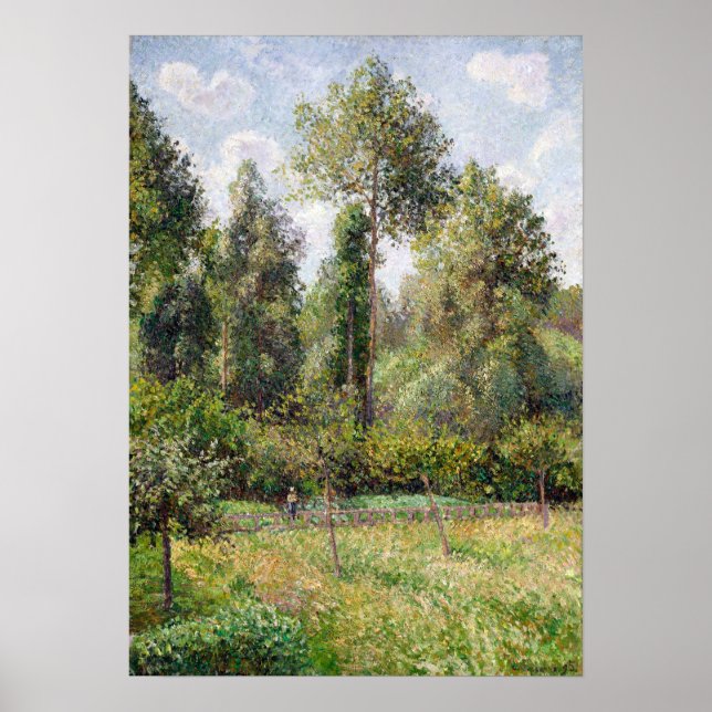 Affiche Camille Pissarro Poplars, Éragny (Devant)
