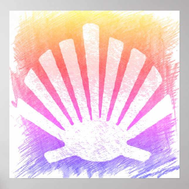 Affiche Camino de Santiago Le chemin de saint Jacques 0241 (Devant)