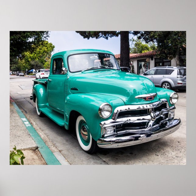 Affiche Camion américain vintage (Devant)