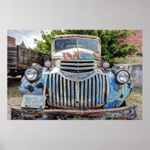 AFFICHE CAMION CHEVROLET 1946