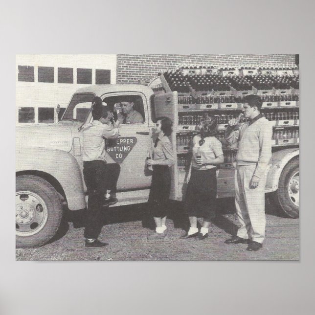 Affiche Camion de boisson douce 1951 (Devant)