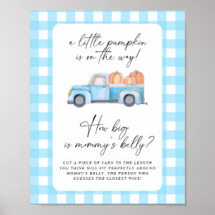 Affiche Camion de citrouille - quelle est la taille du ven