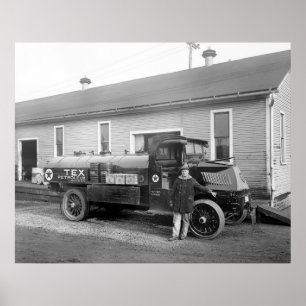 Affiche Camion de compagnie, les années 1900 tôt