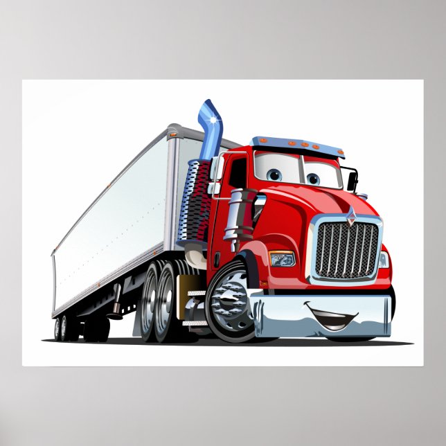Affiche Camion de dessin (Devant)