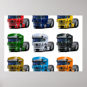 Affiche Camion de dessin