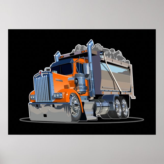 Affiche Camion de dessin (Devant)