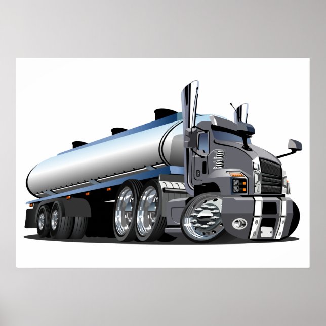 Affiche Camion de dessin (Devant)