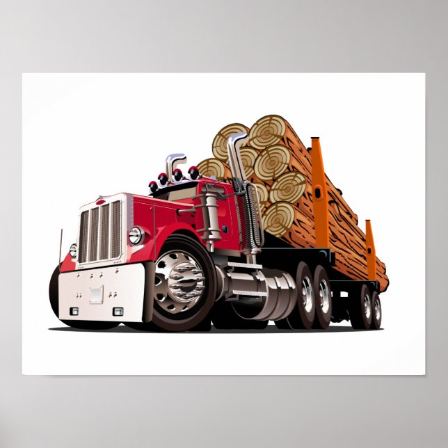 Affiche Camion de dessin (Devant)