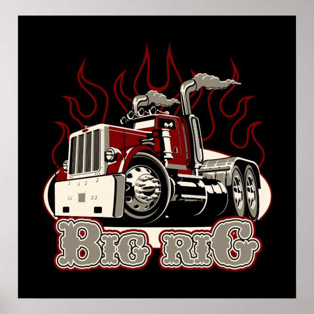 Affiche Camion de dessin (Devant)