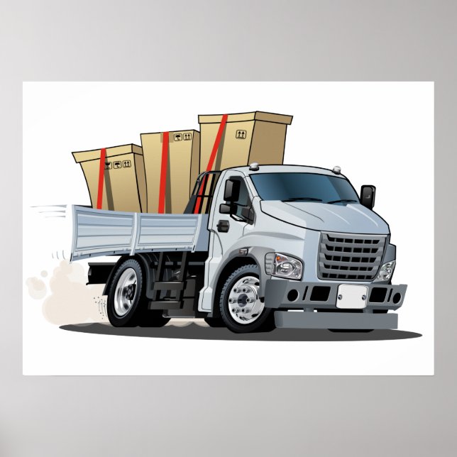 Affiche Camion de dessin (Devant)