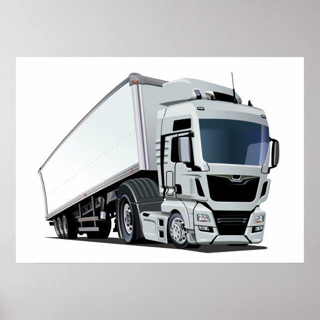 Affiche Camion de dessin (Devant)